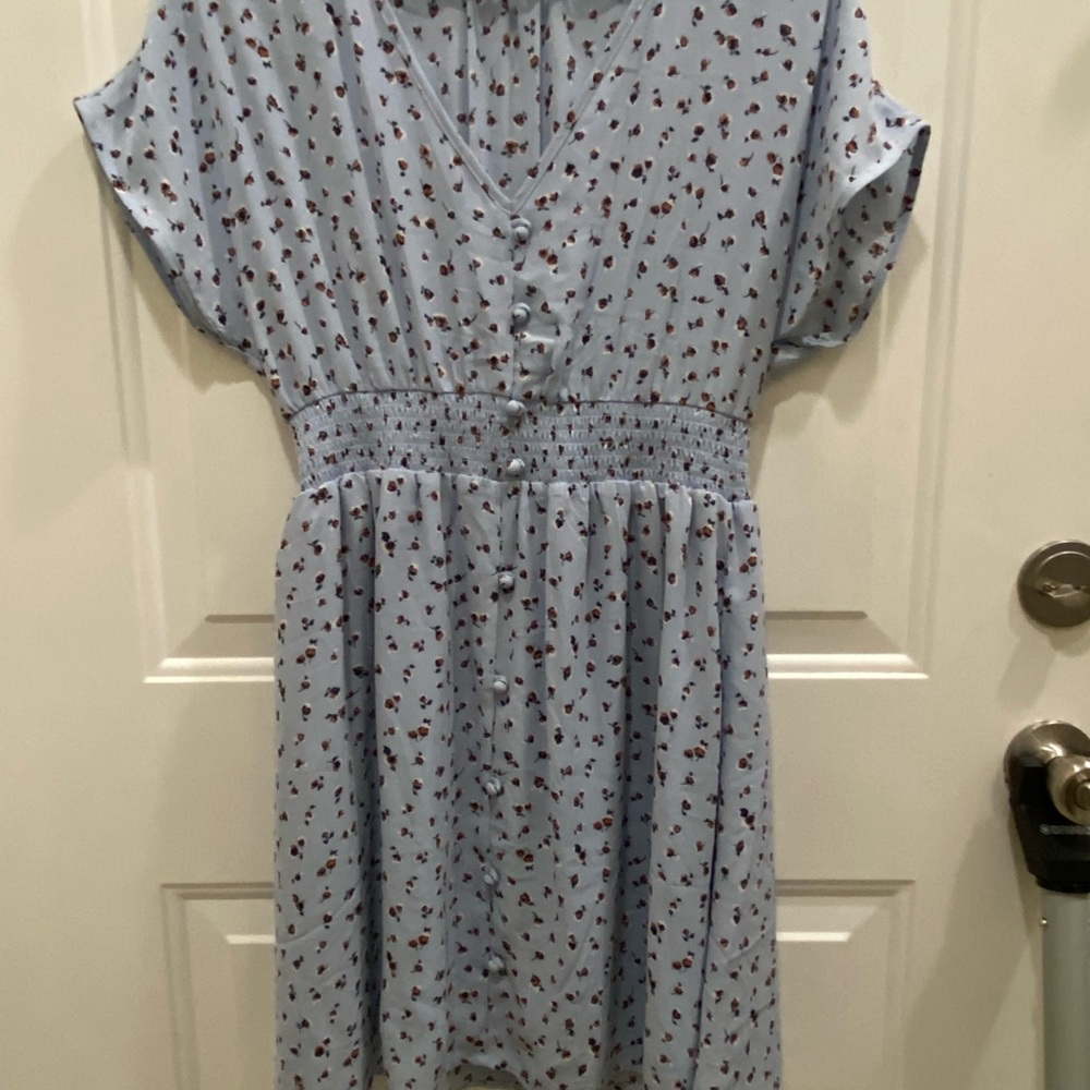Blue sky summer dress